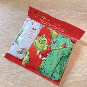 Posh Peanut Grinch Kids Brief Underwear Set NWT